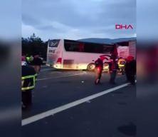 Osmaniye'de yolcu otobüsü, otoyolda TIR'a çarptı; 6 ölü, 11 yaralı 