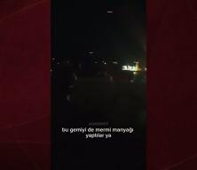 Savaşın ortasında kalan Türk mürettebattan yeni görüntüler: Bu gemiyi de mermi manyağı yaptılar