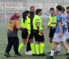 Süper Amatör Lig maçında 5 kırmızı kart: Hakem soyunma odasına gidince maç ertelendi