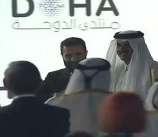 Suriye Cumhurbaşkanı Şara Katar Emiri Al Sani ile bir araya geldi