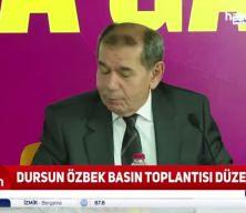 Dursun Özbek’in basın toplantısı öncesi kavga!