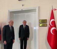 MHP Genel Başkanı Devlet Bahçeli ile Dem Parti heyetinin görüşmesi başladı