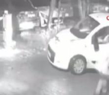 Acemi sürücü aynı araca defalarca çarpınca ortalık savaş alanına döndü