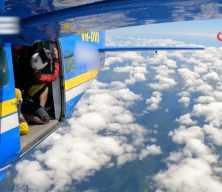 Paraşütçünün talihsizlik görüntüleri gündem oldu