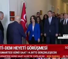 AK Parti ile DEM heyetinin yapacağı g&ouml;r&uuml;şmenin tarihi belli oldu