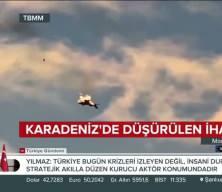 Bakan Tun&ccedil;'tan Karadeniz'de d&uuml;ş&uuml;r&uuml;len İHA'ya ilişkin a&ccedil;ıklama