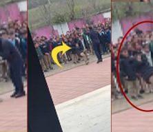 Bu nasıl eğitimci! Okul müdürü öğrenciyi yakasından tutup yere fırlattı!