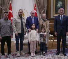 Cumhurbaşkanı Erdoğan, Gazze'de hayatını kaybeden Hind Rajab'ın ailesini kabul etti