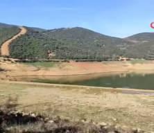 Edirne'de barajda su seviyesi &ouml;l&uuml; hacme d&uuml;şt&uuml;!