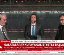 Galatasaray sahasında Başakşehir'i mağlup etti