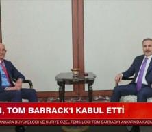 Dışişleri Bakanı Fidan, ABD'li Tom Barrack'ı kabul etti