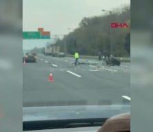 Hendek&rsquo;te otoyol kazası: 1 &ouml;l&uuml;, 1 yaralı