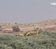 İsrail ordusu Batı Şeria'da Filistinlilerin 35 d&ouml;n&uuml;ml&uuml;k arazisindeki yaklaşık 400 zeytin ağacını s&ouml;kt&uuml;