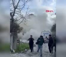 İstanbul'da kentsel d&ouml;n&uuml;ş&uuml;m az kalsın faciaya neden oluyordu! 10 katlı bina yıkım sırasında &ccedil;&ouml;kt&uuml;! 