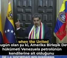  Maduro'dan Trump'a yanıt! Biz s&ouml;m&uuml;rge bir &uuml;lke olmayacağız