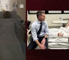 NSW Eyaleti Başbakanı Chris Minns, Ahmed'i hastanede ziyaret etti