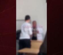 &Ouml;ğretmenle alay eden liselilere ibretlik ceza