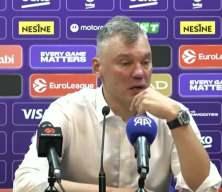Sarunas Jasikevicius: &Ccedil;ok &ccedil;alıştık ama beklediğimiz reaksiyonu alamadık