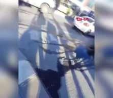 Şişli'de otomobil yayalara &ccedil;arptı; 5 yaralı