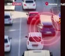 Trafikte kaynak yapanlar yandı!