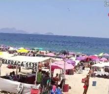 Copacabana a&ccedil;ıklarında u&ccedil;ak kazası: Cessna denize d&uuml;şt&uuml;