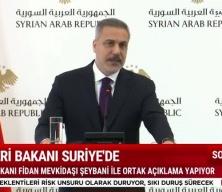 Dışişleri Bakanı Hakan Fidan SDG Suriye'ye entegre olmalı dedi