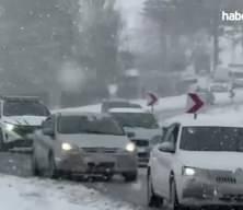 Malatya kırsalında kar yağışı etkili oluyor