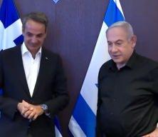 Mi&ccedil;otakis-Netanyahu g&ouml;r&uuml;şmesine tepki yağdı!