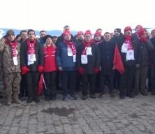 "Sarıkamış şehitleri" i&ccedil;in temsili n&ouml;bet tutuldu