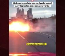 İstanbul'da makas ter&ouml;r&uuml; kaza ile bitti!