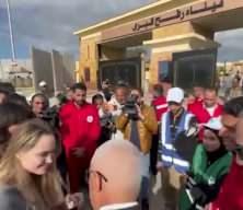Angelina Jolie, Refah Sınır Kapısı'nı ziyaret etti