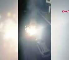 Arnavutk&ouml;y'de elektrik kabloları bomba gibi patladı