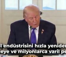 Trump: ABD'ye gelen petrol&uuml;n değeri yaklaşık 4 milyar dolar