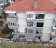Ankara&rsquo;da kolonlarında hasar tespit edilen bina tahliye edildi