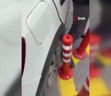 Avcılar'da direksiyon sınavından 7. kez kalan aday ortalığı birbirine kattı