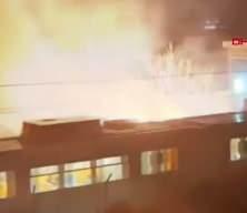 Bakırk&ouml;y'de metro durağındaki yangın s&ouml;nd&uuml;r&uuml;ld&uuml;