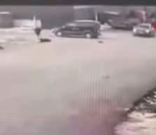 Gaziantep'te kavşakta meydana gelen kaza herkesi korkuttu