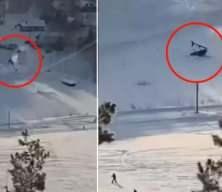 Rusya'da kablolara takılan helikopter d&uuml;şt&uuml;