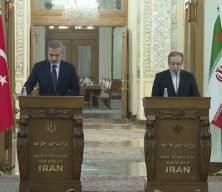 Bakan Hakan Fidan İranlı mevkidaşı Arak&ccedil;i ile ikinci kez g&ouml;r&uuml;şt&uuml;