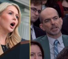 Beyaz Saray S&ouml;zc&uuml;s&uuml; Leavitt ile İngiliz muhabir arasında ICE tartışması