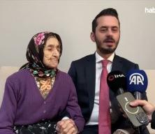Bursa'da 121 yaşındaki Saadet ninenin Erdoğan isteği duygulandırdı