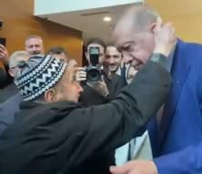 Cumhurbaşkanı Erdoğan'a samimi ziyaret