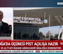 Esenboğa Havalimanı'na yeni pist! Bakan Uraloğlu'ndan a&ccedil;ıklamalar...