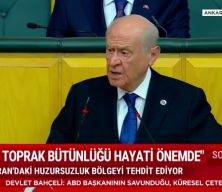 MHP lideri Devlet Bah&ccedil;eli SDG İsrail'in uşağıdır diyerek sert tepki g&ouml;sterdi