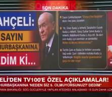 Bah&ccedil;eli: Cumhurbaşkanı&rsquo;na dedim ki: Neden siz beşinci olmuyorsunuz?