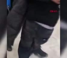 Ankara'da AVM'de yaşanan bı&ccedil;aklı kavga kameralara yansıdı