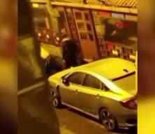 Avcılar'da şehri eşkıyası tartıştığı kadınıdarbetti