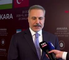   Bakan Hakan Fidan, T&uuml;rkiye-&Ouml;zbekistan 4+4 Mekanizması Toplantısı'nın ardından a&ccedil;ıklamalarda bulundu