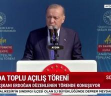Cumhurbaşkanı Erdoğan Aydın'da a&ccedil;ıklamalarda bulunuyor