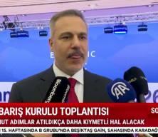 Dışişleri Bakanı Hakan Fidan Barış Kurulu hakkında ilk değerlendirmelerde bulundu